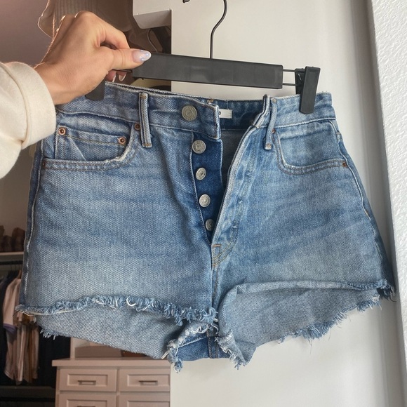 GRLFRND Cindy High Rise Denim Shorts - Picture 3 of 6